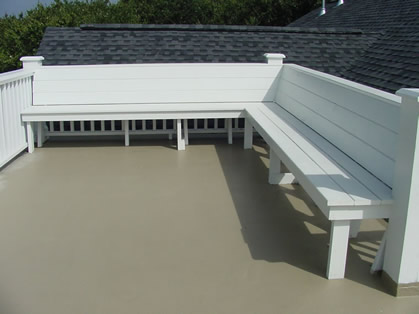 Exterior-Top Porch Bench